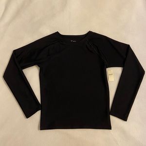Aerie Black Polyester Shirt